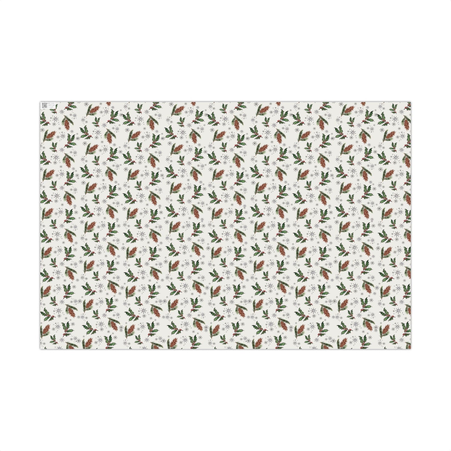 Deck the Halls | Hand Drawn Holiday Gift Wrap Paper