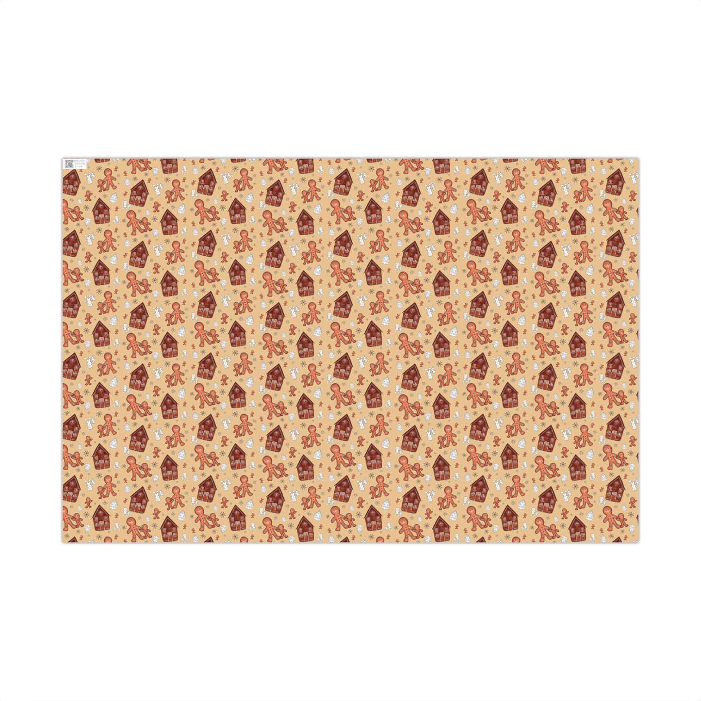 Watercolor Gingerbread | Holiday Gift Wrapping Paper