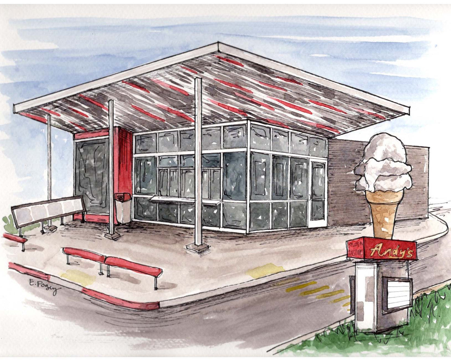 Andy's Frozen Custard | Print
