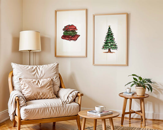 Cozy Blankets | Original Watercolor Painting