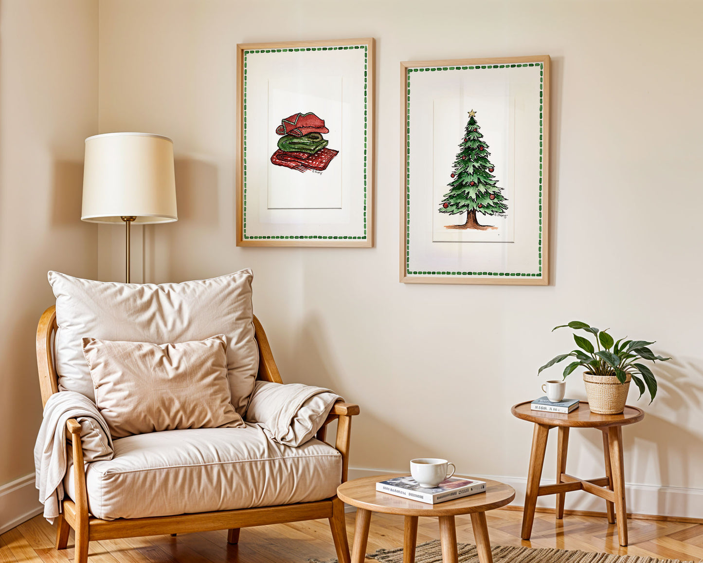 Christmas Tree | Original Watercolor Painting