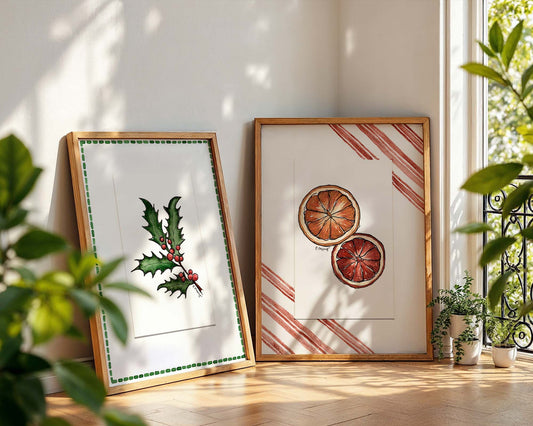 Winter Citrus | Original Watercolor Painting