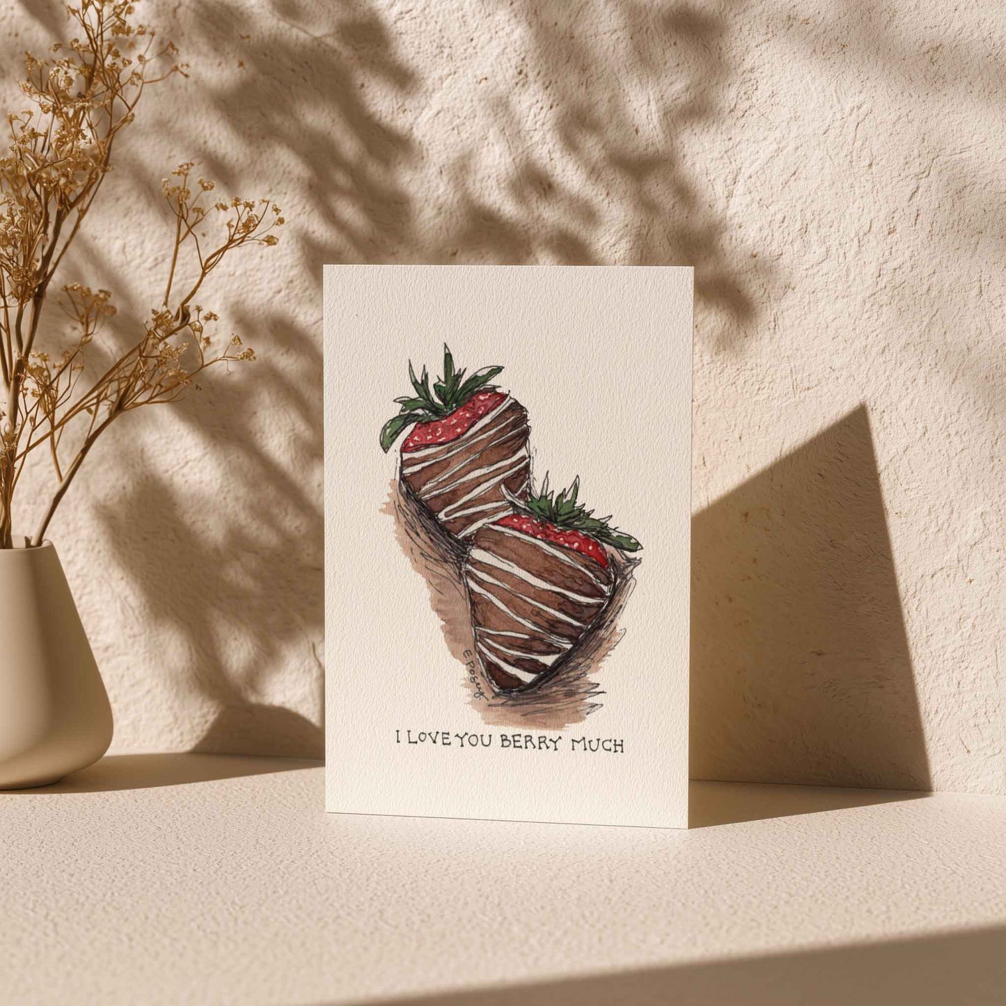 Greeting Cards | Valentine's Watercolor Sweets
