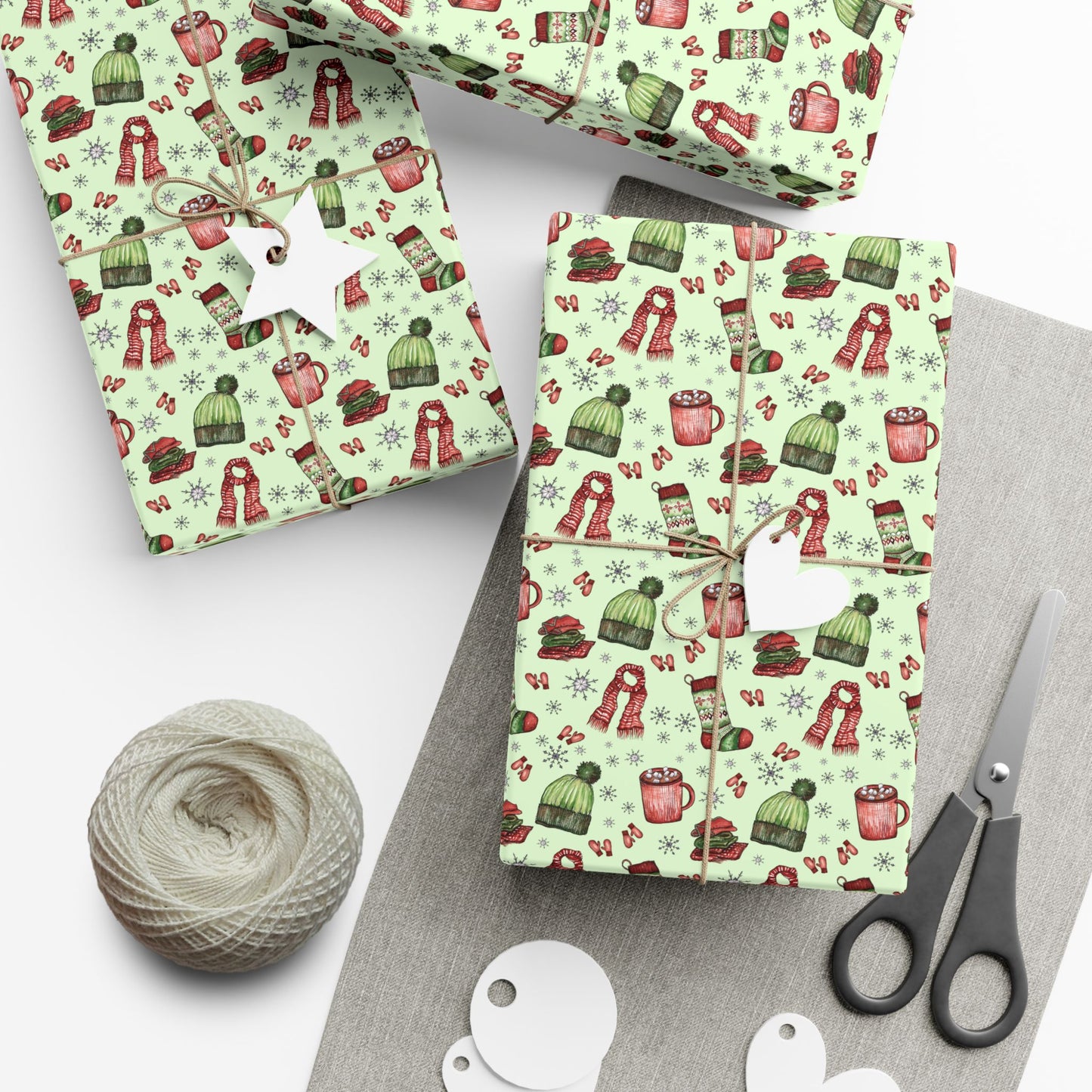 Warm and Cozy | Holiday Gift Wrapping Paper