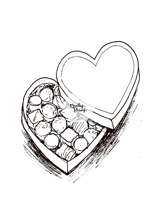 Printable Valentine Coloring Sheet Bundle | Digital Download