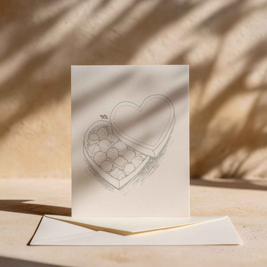 Paintable Greeting Cards | Valentine's Sweets