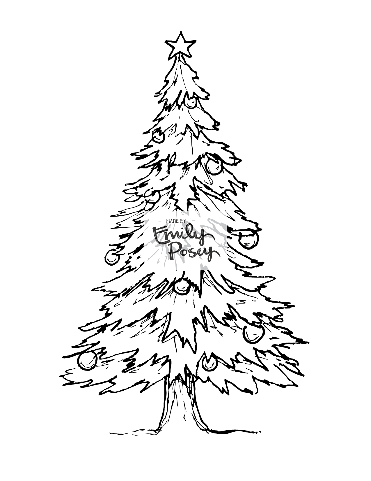 Printable Holiday Coloring Sheets