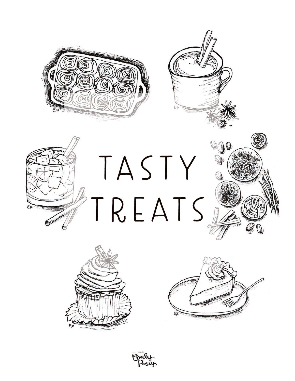 Printable Autumn Coloring Sheet Bundles | Digital Download