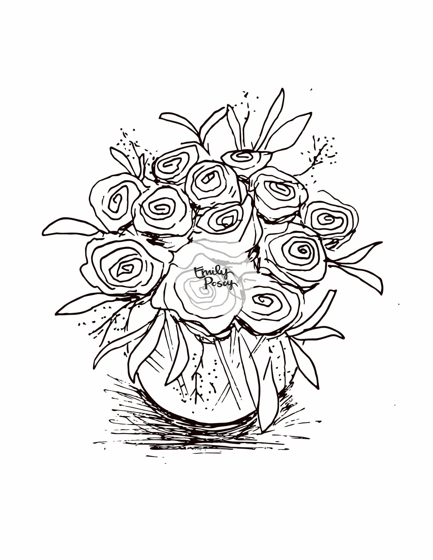 Printable Valentine Coloring Sheet Bundle | Digital Download