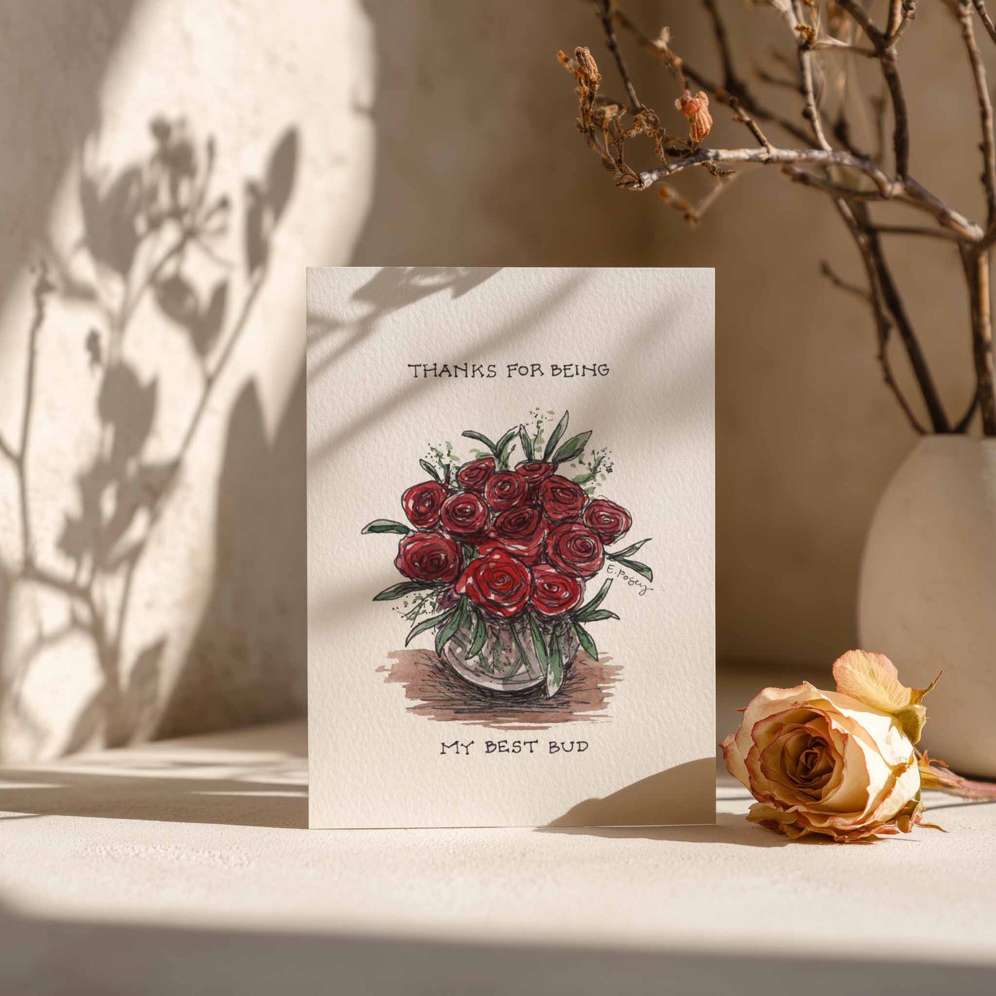 Greeting Cards | Valentine's Watercolor Florals