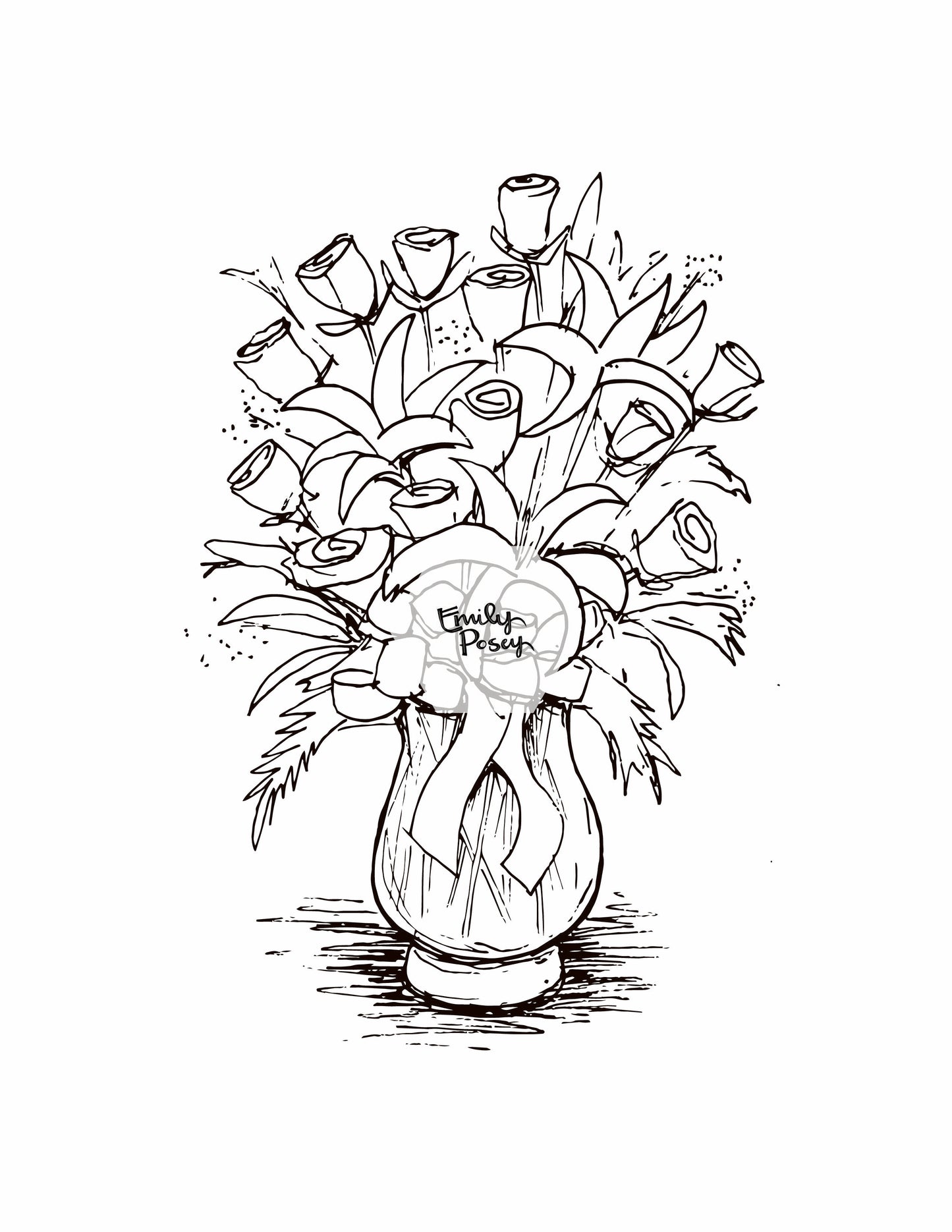 Printable Valentine Coloring Sheet Bundle | Digital Download
