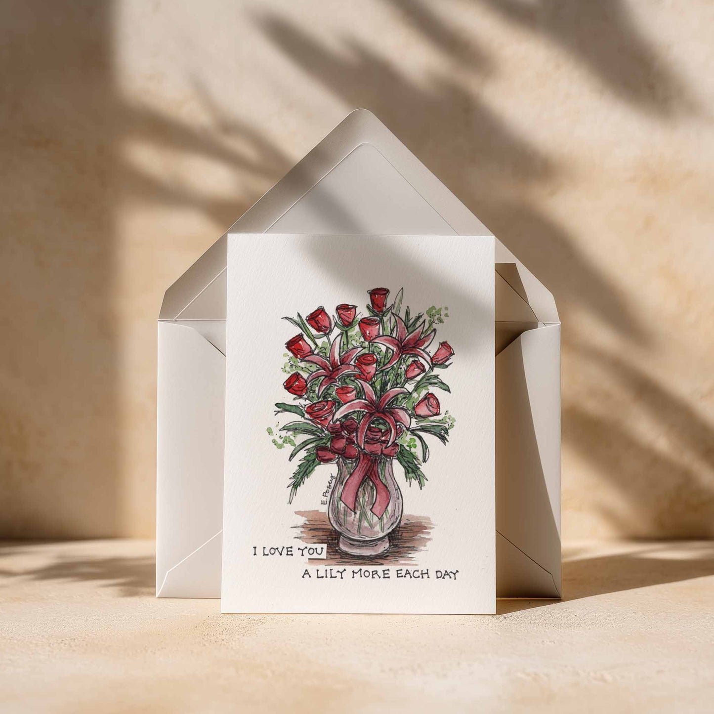 Greeting Cards | Valentine's Watercolor Florals