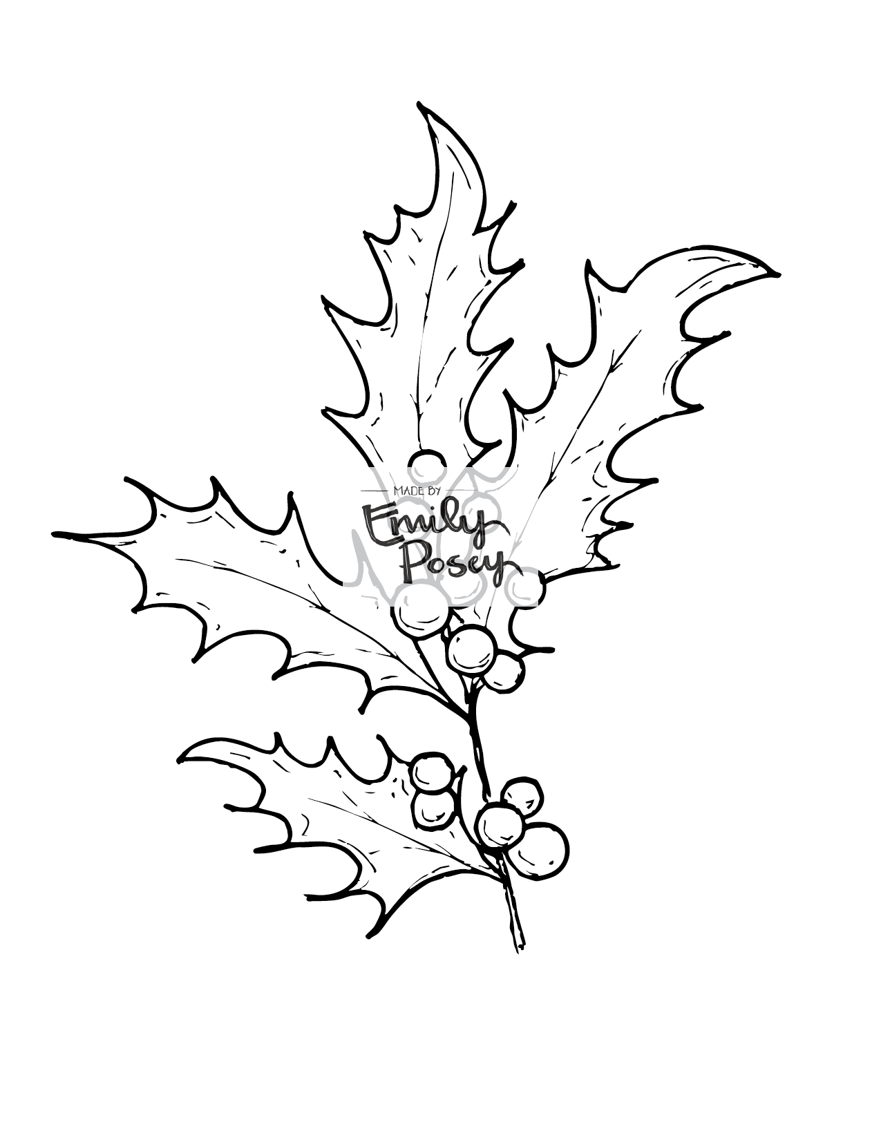 Printable Holiday Coloring Sheets