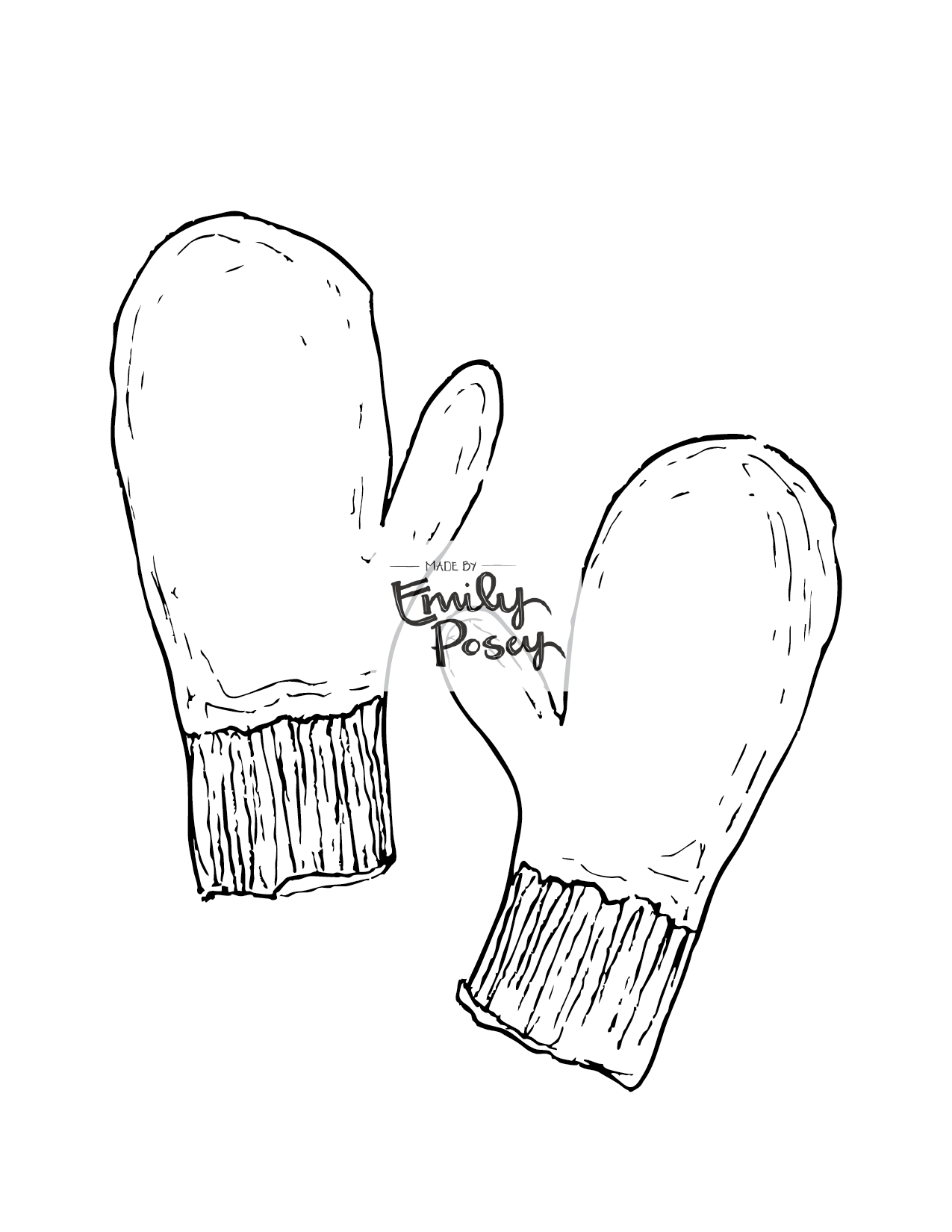 Printable Holiday Coloring Sheets