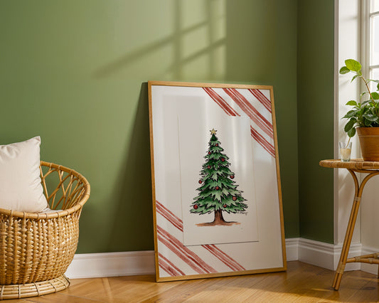 Christmas Tree | Original Watercolor Painting