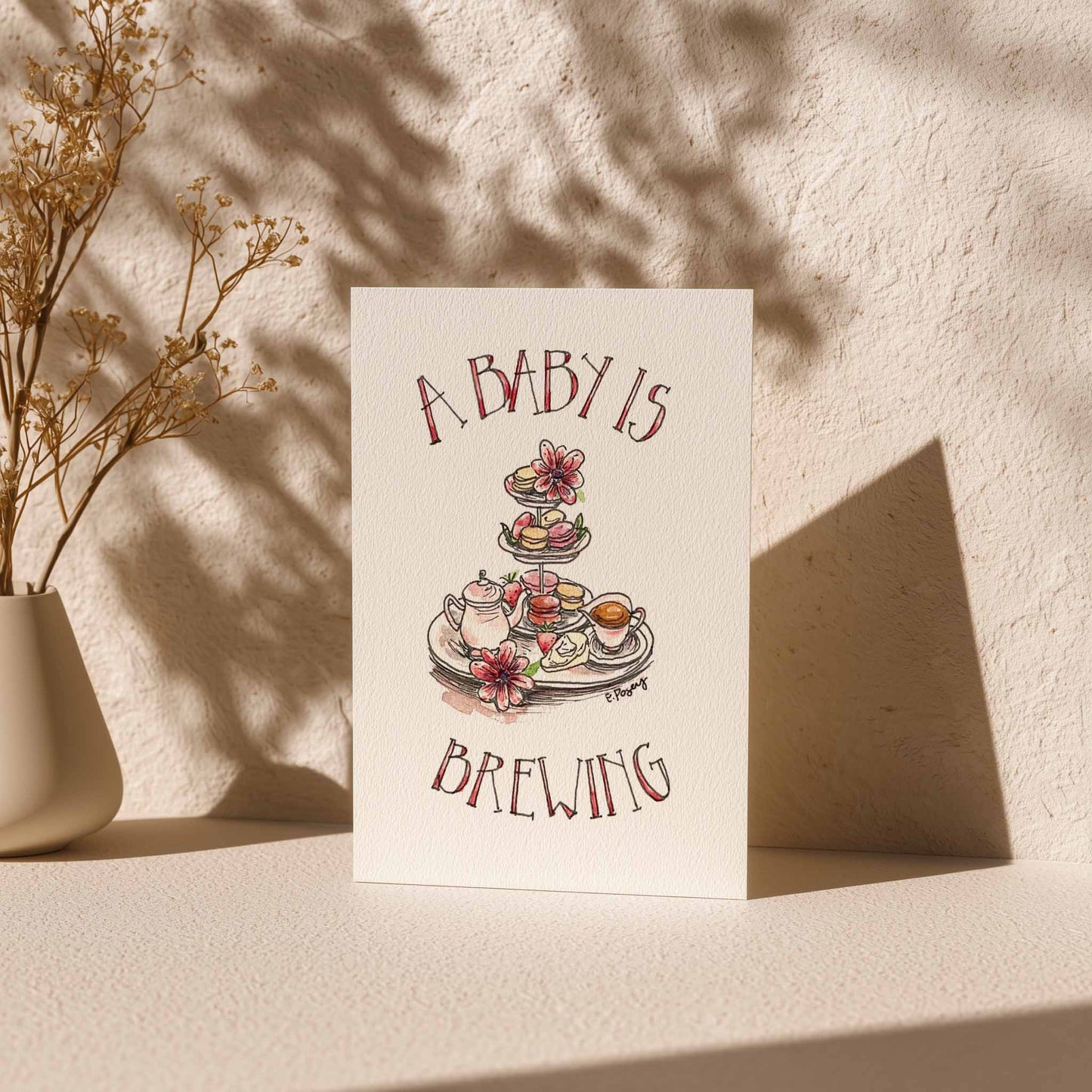Custom Greeting Cards | Watercolor, Pen, and Ink
