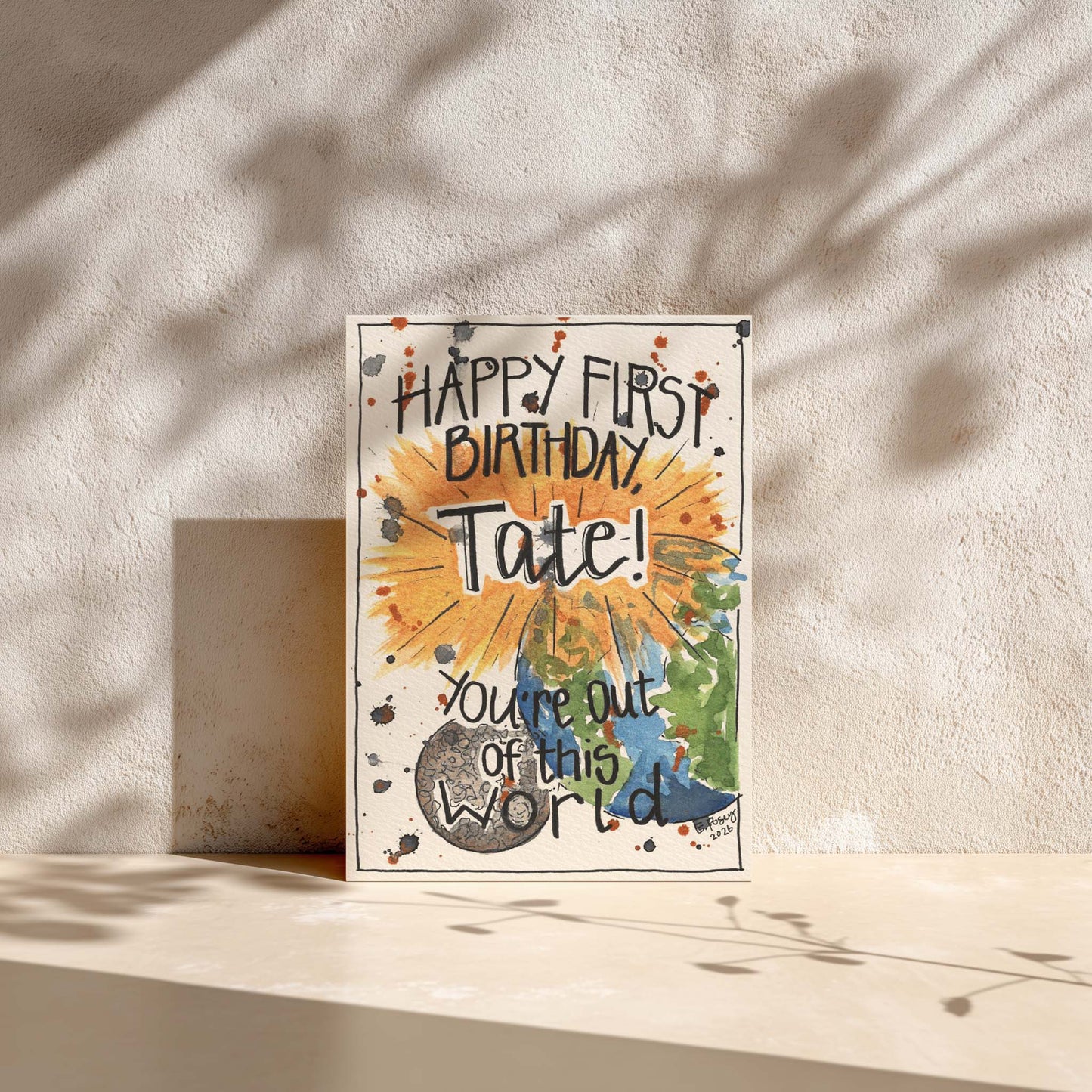 Custom Greeting Cards | Watercolor, Pen, and Ink