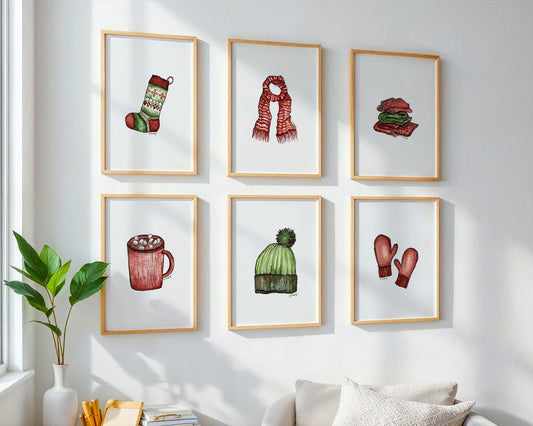 Holiday Watercolor Collection | Digital Prints
