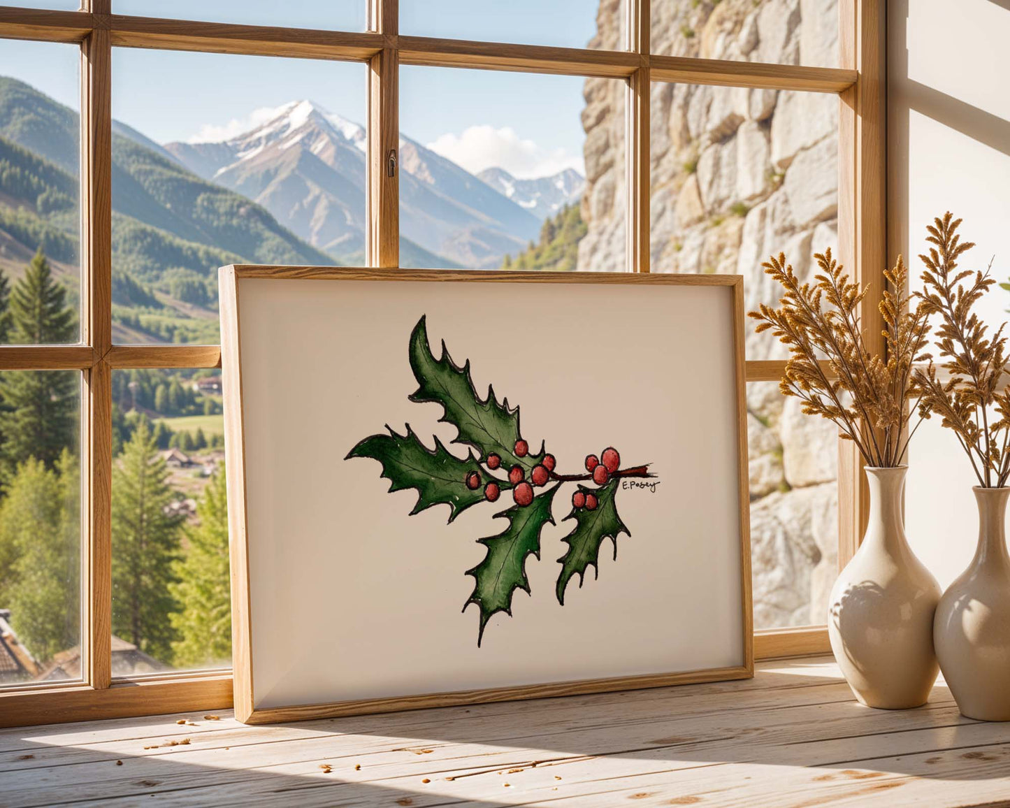 Holiday Watercolor Collection | Art Prints