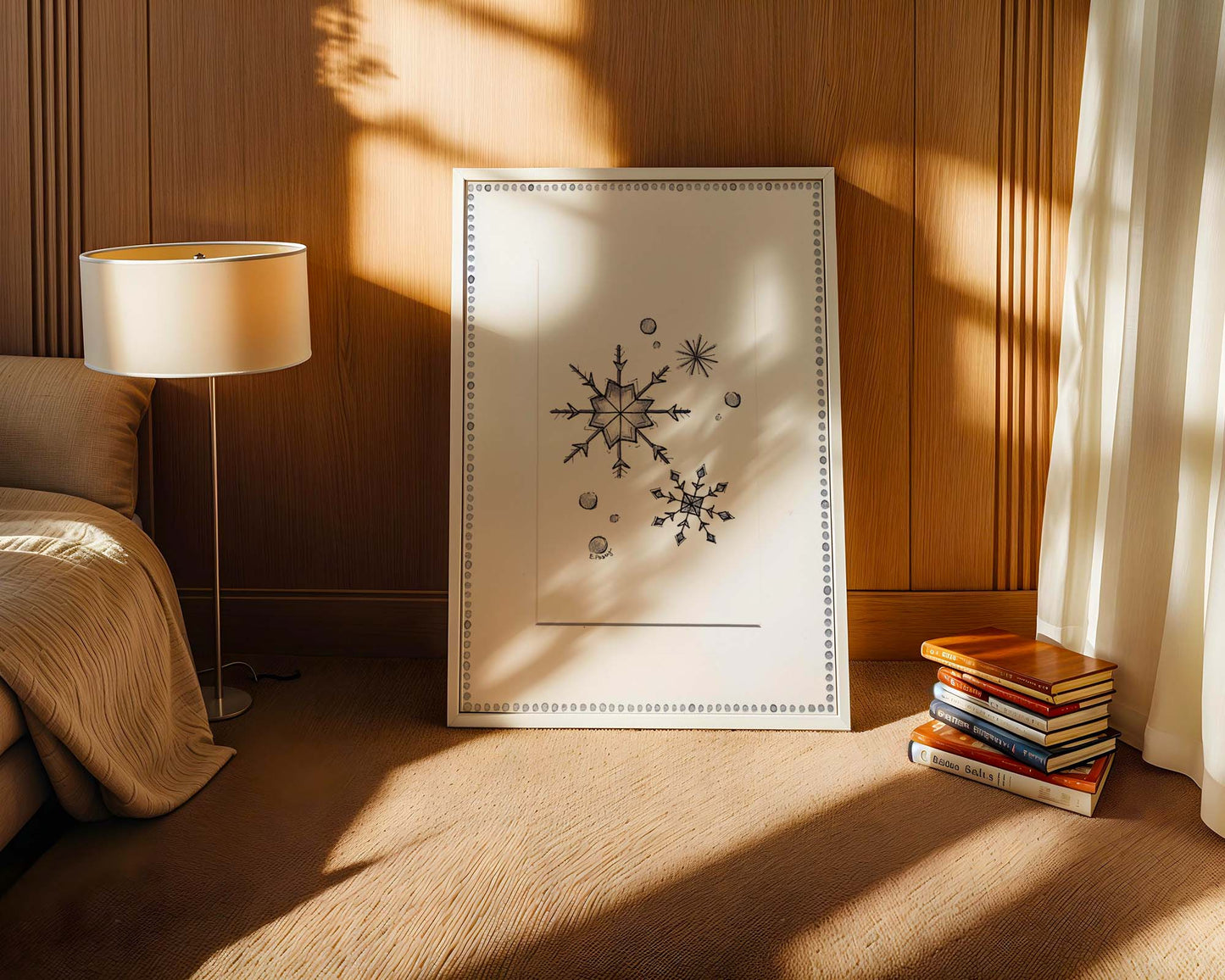 Snowflakes | Original Watercolor Painting