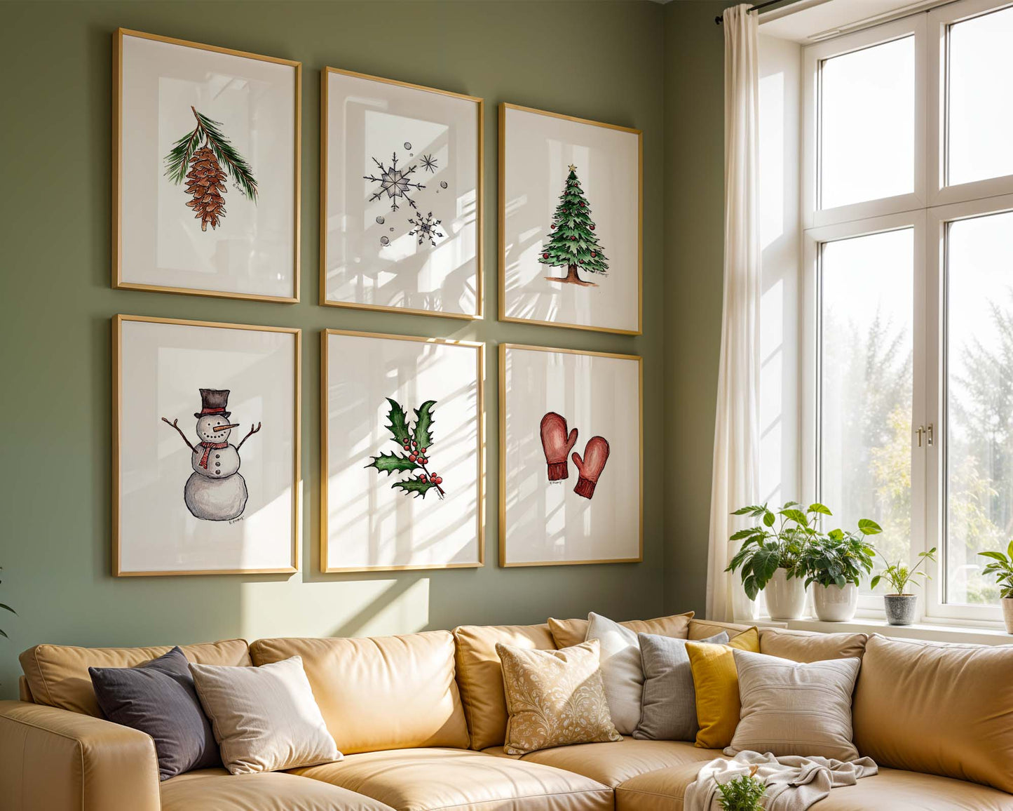Holiday Watercolor Collection | Art Prints