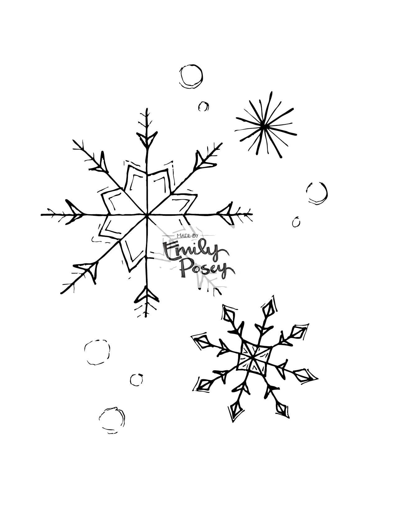 Printable Holiday Coloring Sheets