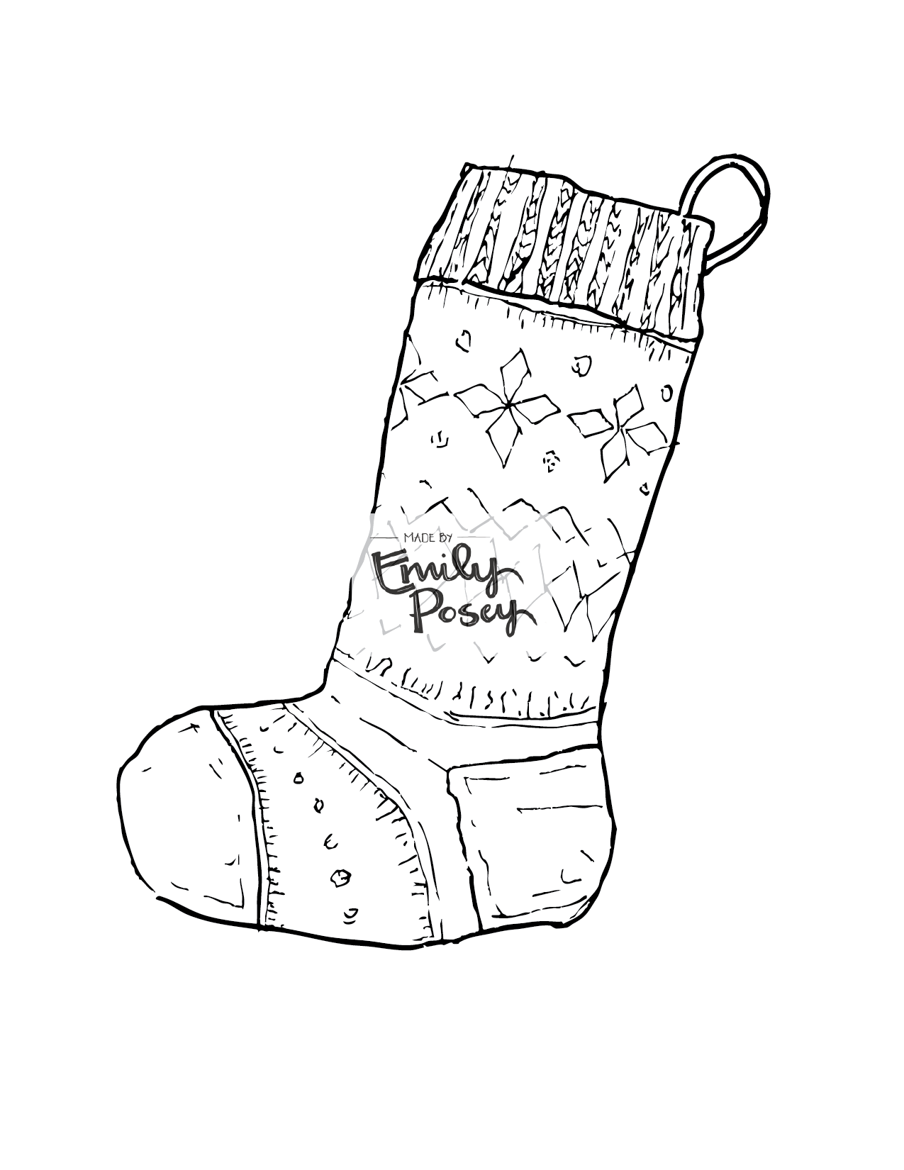 Printable Holiday Coloring Sheets